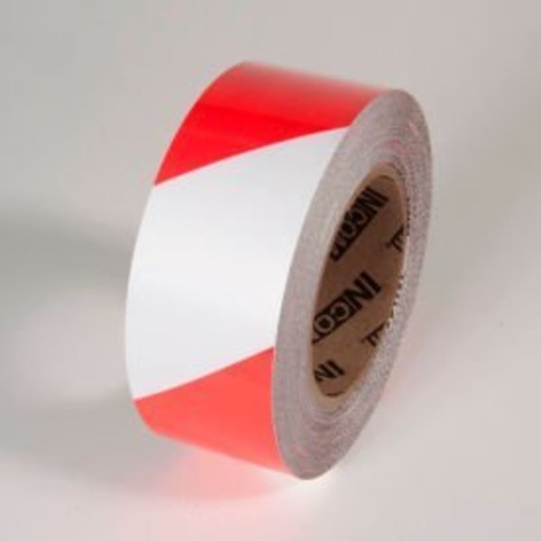 Top Tape And Label Tuff Mark Tape, Red/White, 2"W x 100'L Roll, TM1202RW TM1202RW